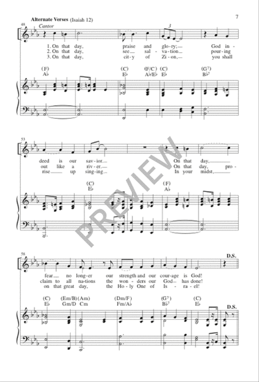On That Day 4-Part scores gallery preview page 7
