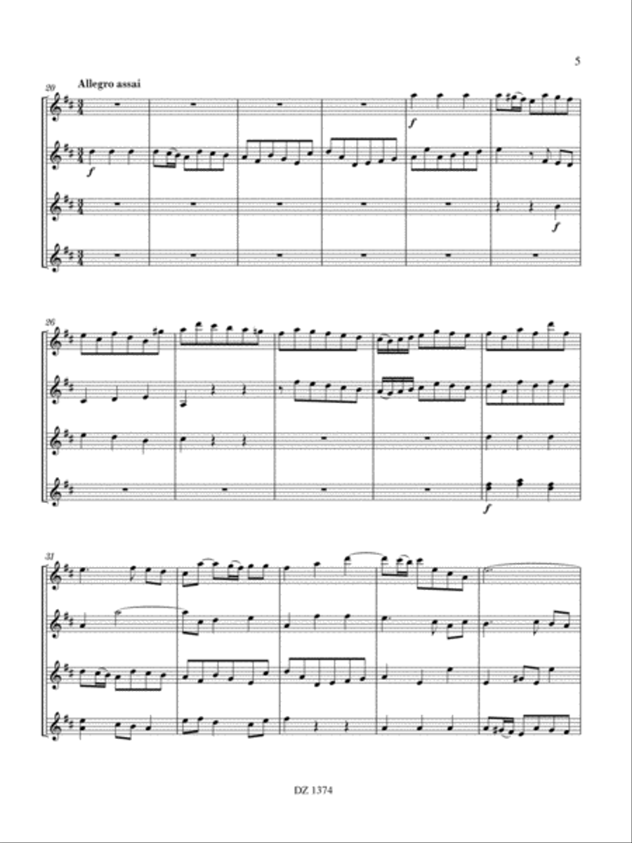 Symphony V Guitar Ensemble scores gallery preview page 5
