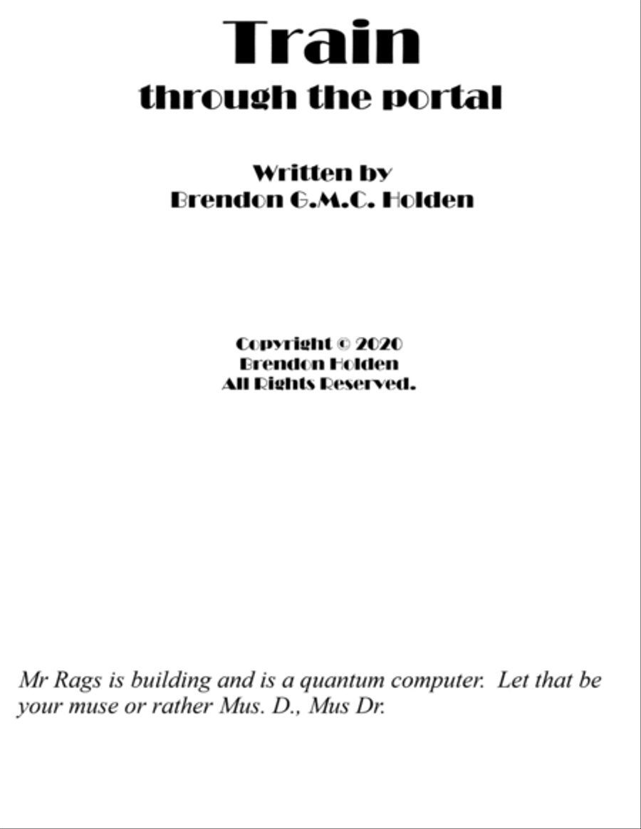 Train through the portal Piano Solo scores gallery preview page 2
