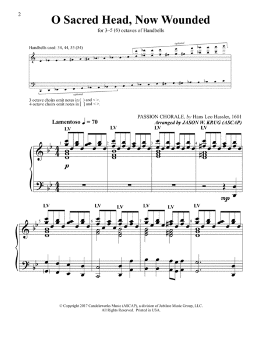 Bells & Chimes for Special Times Handbell Choir scores gallery preview page 17
