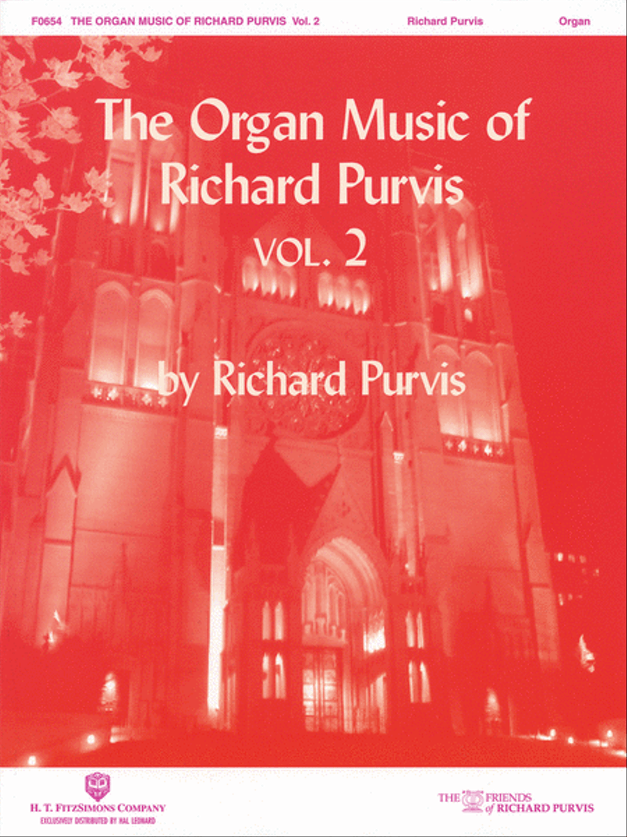 The Organ Music of Richard Purvis - Volume 2 Organ scores gallery preview page 1