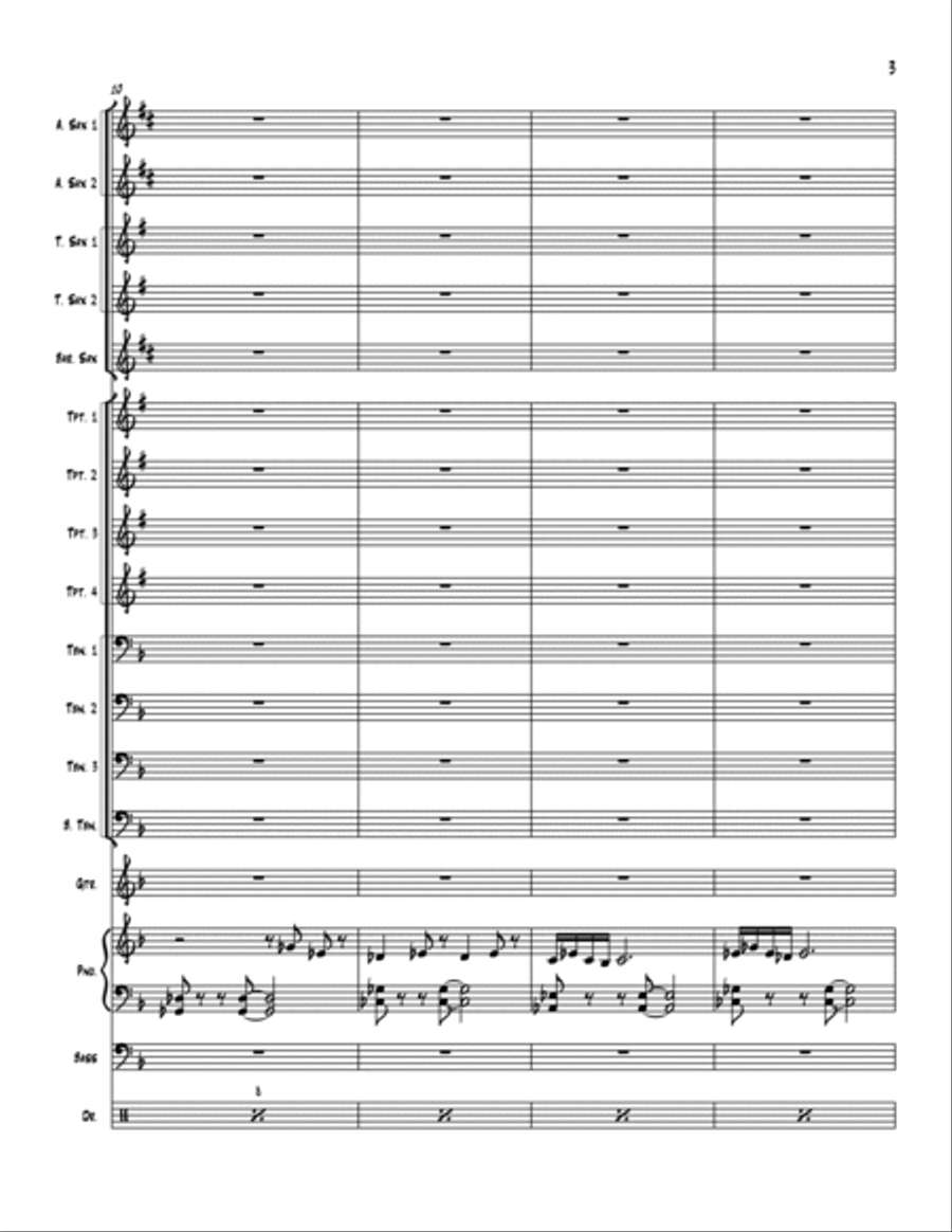 Babylon Sisters Babylon Sisters Jazz Ensemble scores gallery preview page 3