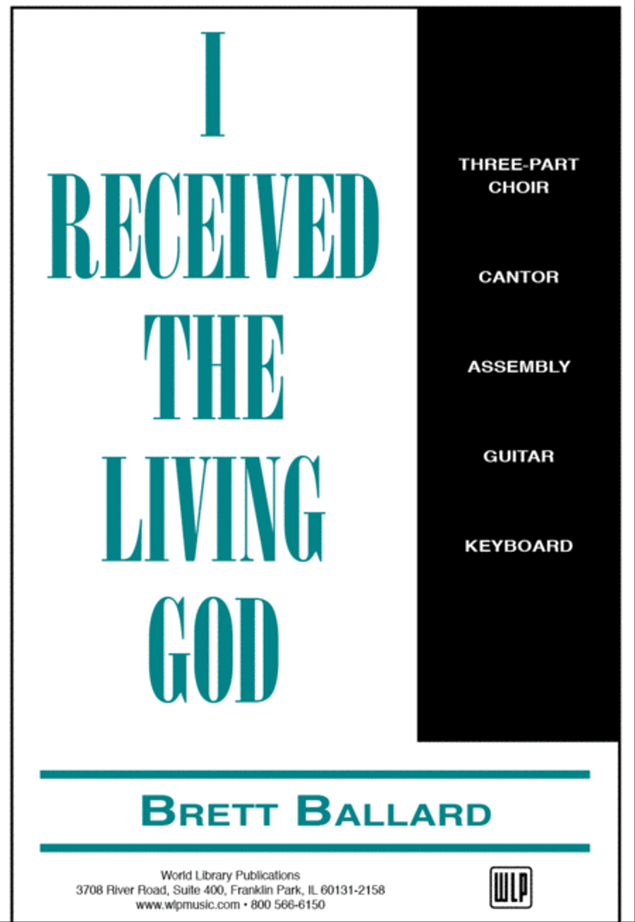 I Received the Living God 3-Part scores gallery preview page 1