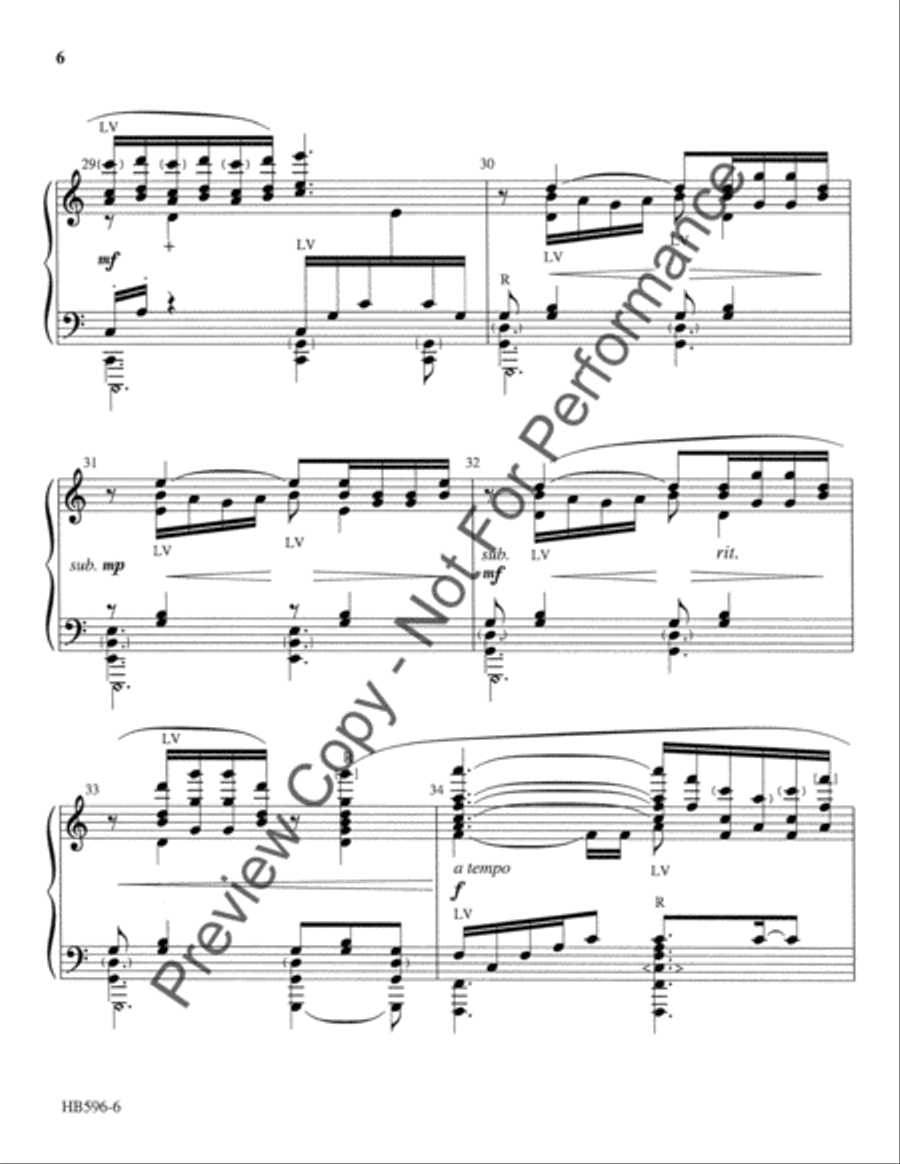 Flower Duet (Dome epais le jasmin (from Lakme) Handbell Choir scores gallery preview page 7