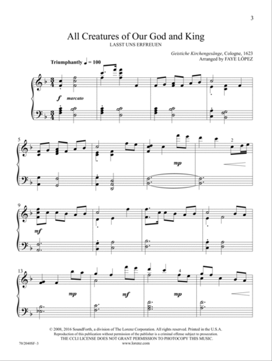 All Creation Sings Piano Solo scores gallery preview page 2