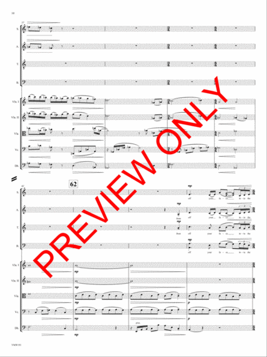 And Through the Winter 4-Part scores gallery preview page 11