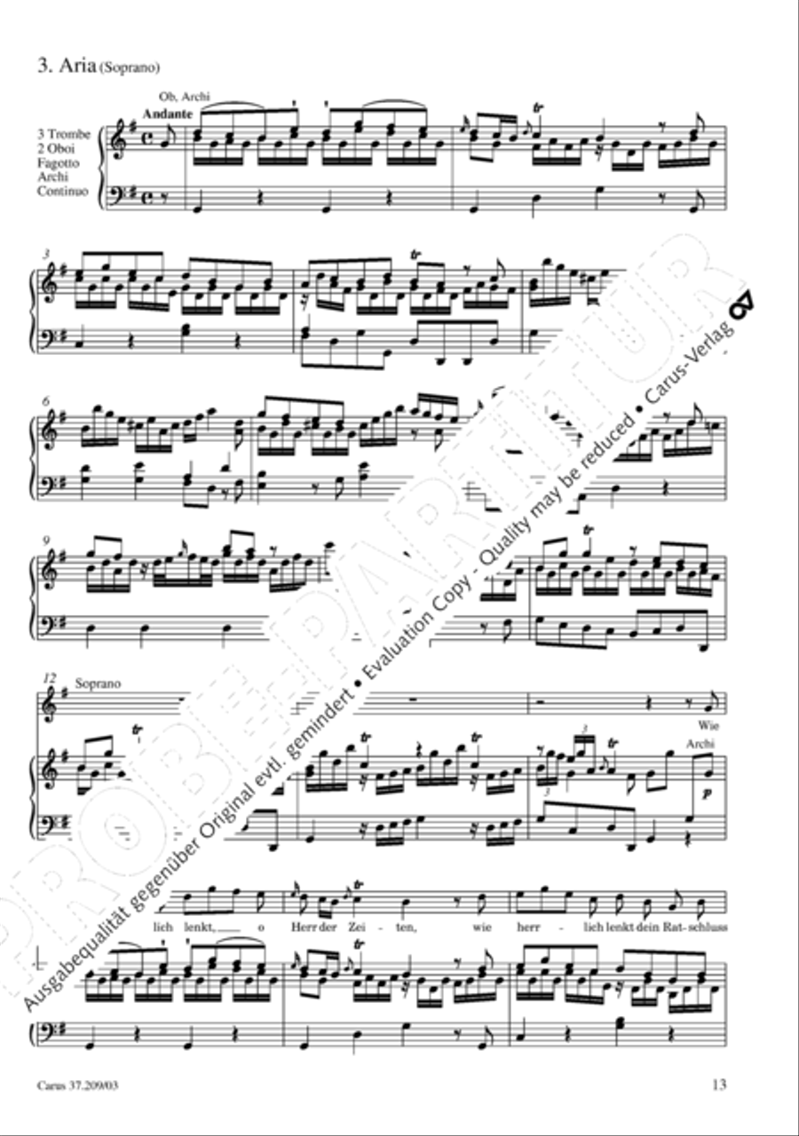For us a child is born (Uns ist ein Kind geboren) STB scores gallery preview page 14