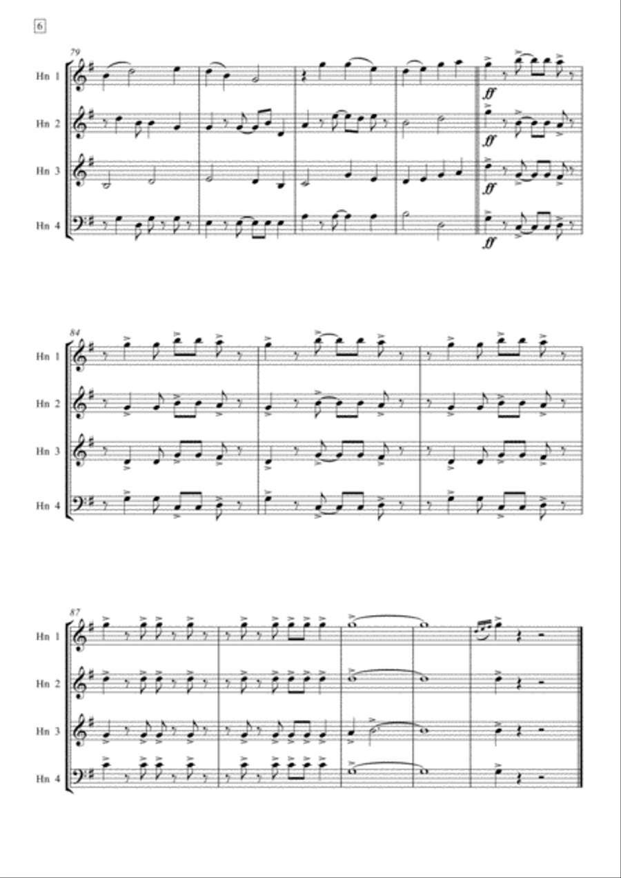The Magnificent Seven Brass Ensemble scores gallery preview page 6