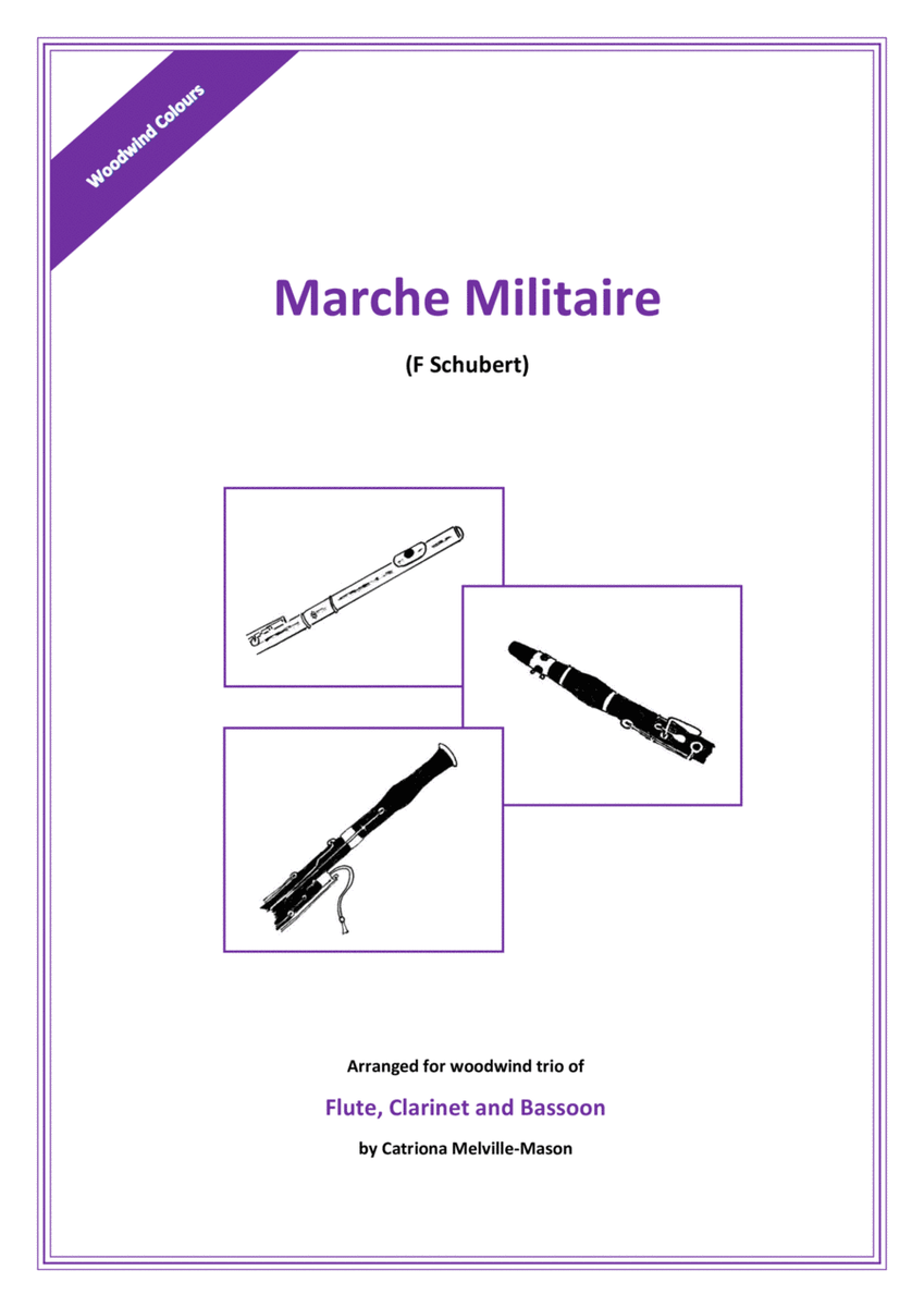Marche Militaire (flute, clarinet and bassoon) image number null