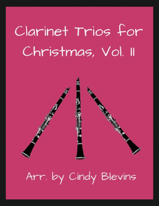 Book cover for Clarinet Trios for Christmas, Vol. II