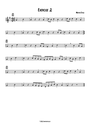 Jazz Exercise 2 easy Clarinet