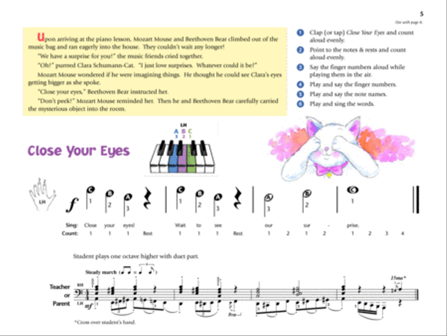 Music for Little Mozarts Recital Book, Book 2 Piano Method scores gallery preview page 3