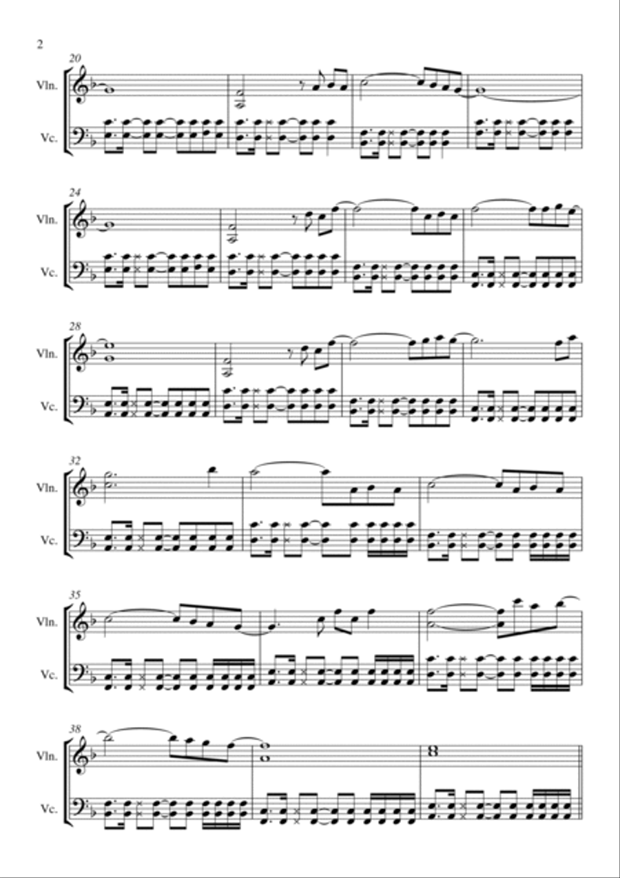A Sky Full Of Stars A Sky Full Of Stars Score and Parts scores gallery preview page 3