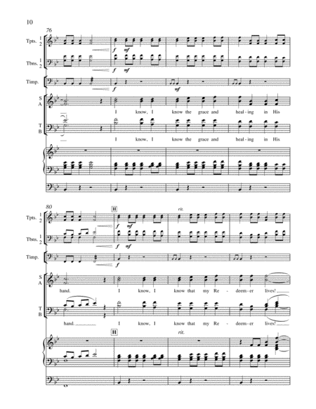 A Hymn of Resurrection (Full/Choral Score) by Gwyneth W. Walker Choir - Sheet Music