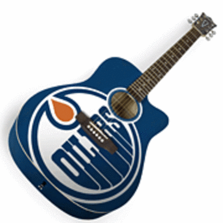 Edmonton Oilers Acoustic Guitar