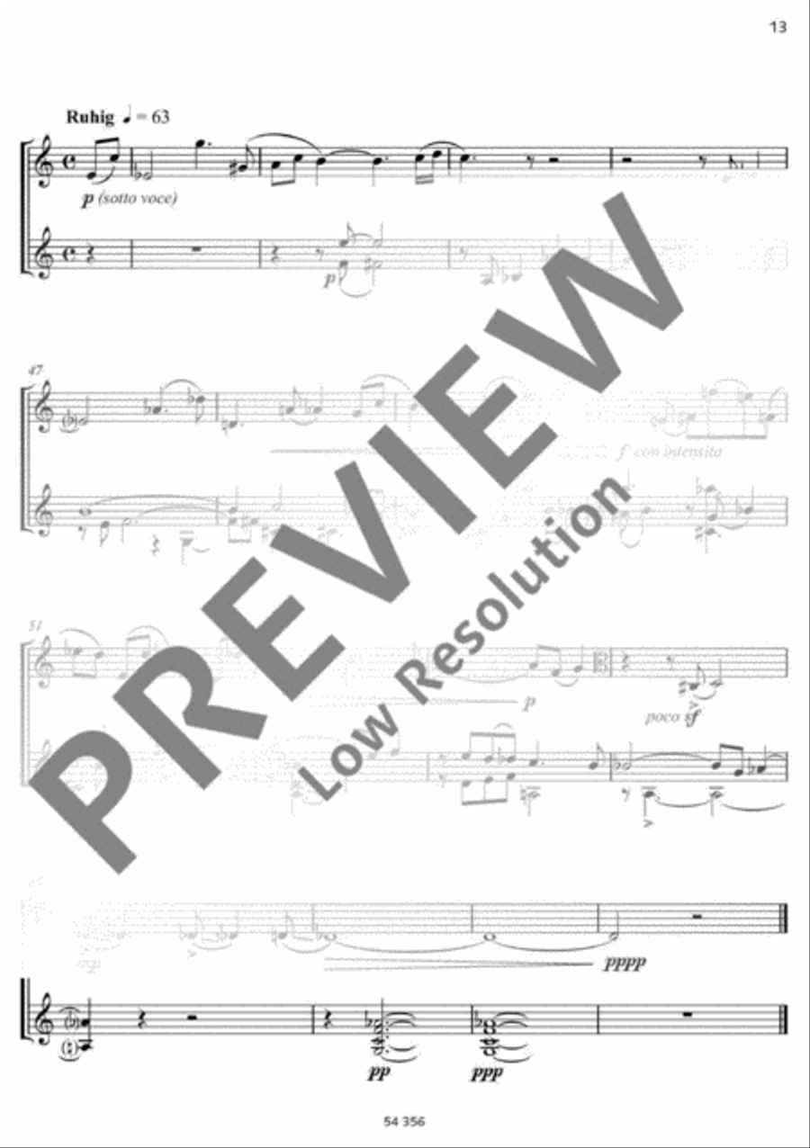 3 Meditations Viola scores gallery preview page 14