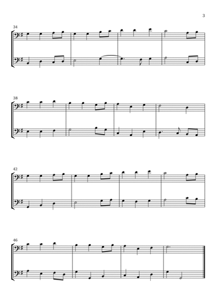 Away in a Manger (Bassoon Duet) - Beginner Level image number null