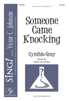 Book cover for Someone Came Knocking