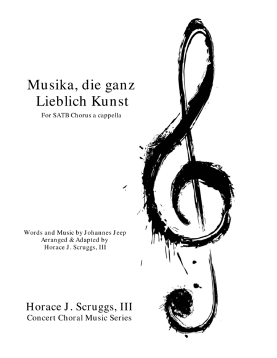 Musika Die Ganz Lieblich Kunst (Music Thou Most Noble Art) A Cappella scores gallery preview page 1