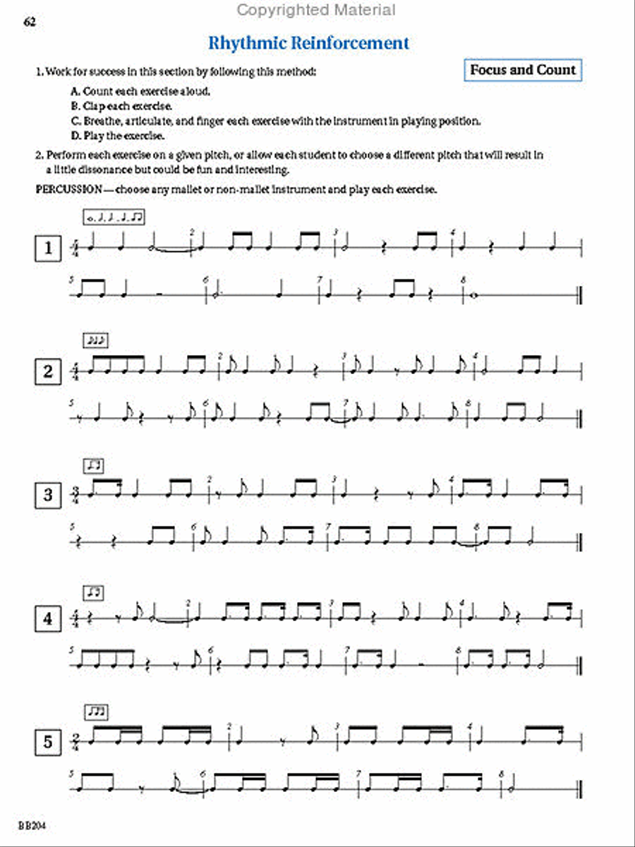 Superior Bands in Sixteen Weeks Concert Band scores gallery preview page 4