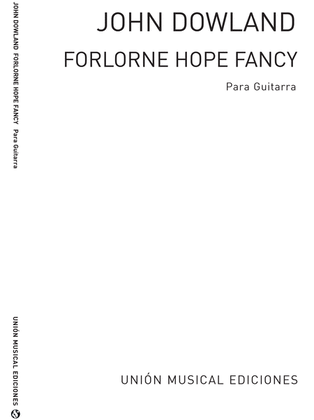 Forlorne Hope Fancy (Azpiazu) Guitar
