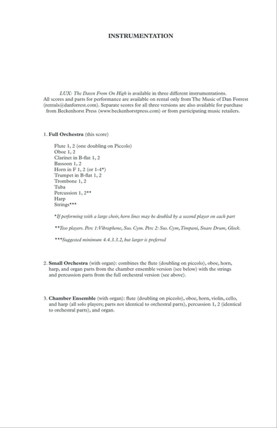 LUX Full Score (Full Orchestra Version) Full Orchestra scores gallery preview page 3