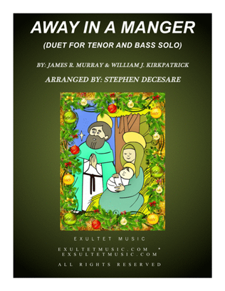 Book cover for Away In A Manger (Duet for Tenor and Bass Solo)