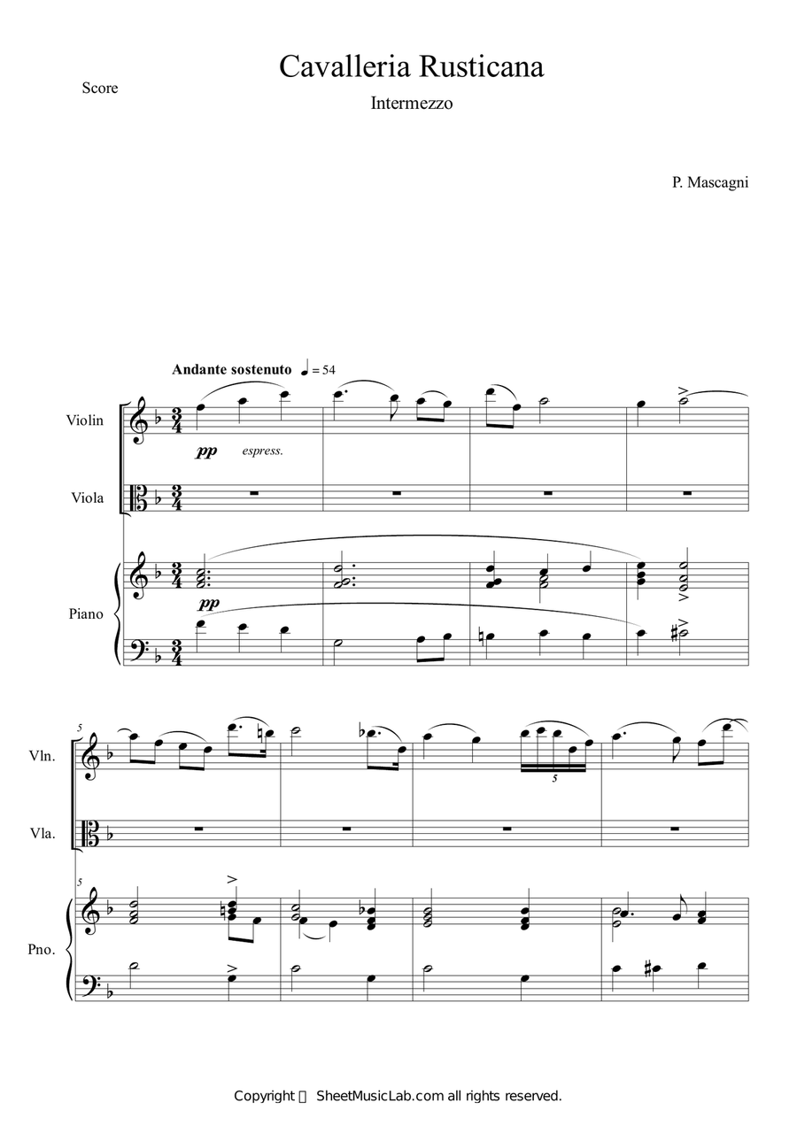Cavalleria Rusticana