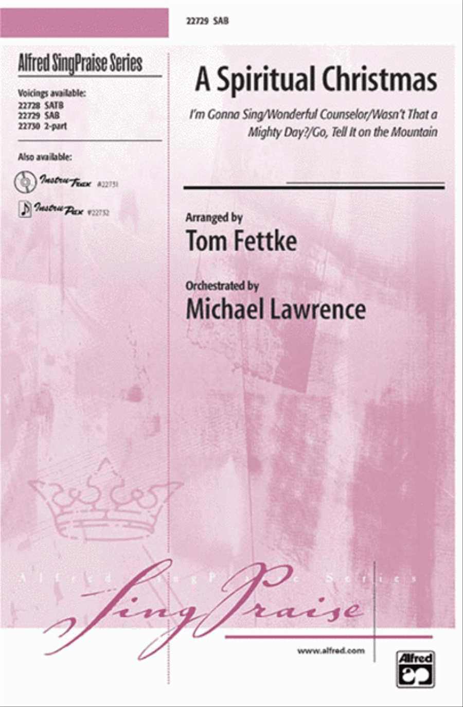 A Spiritual Christmas 3-Part scores gallery preview page 1