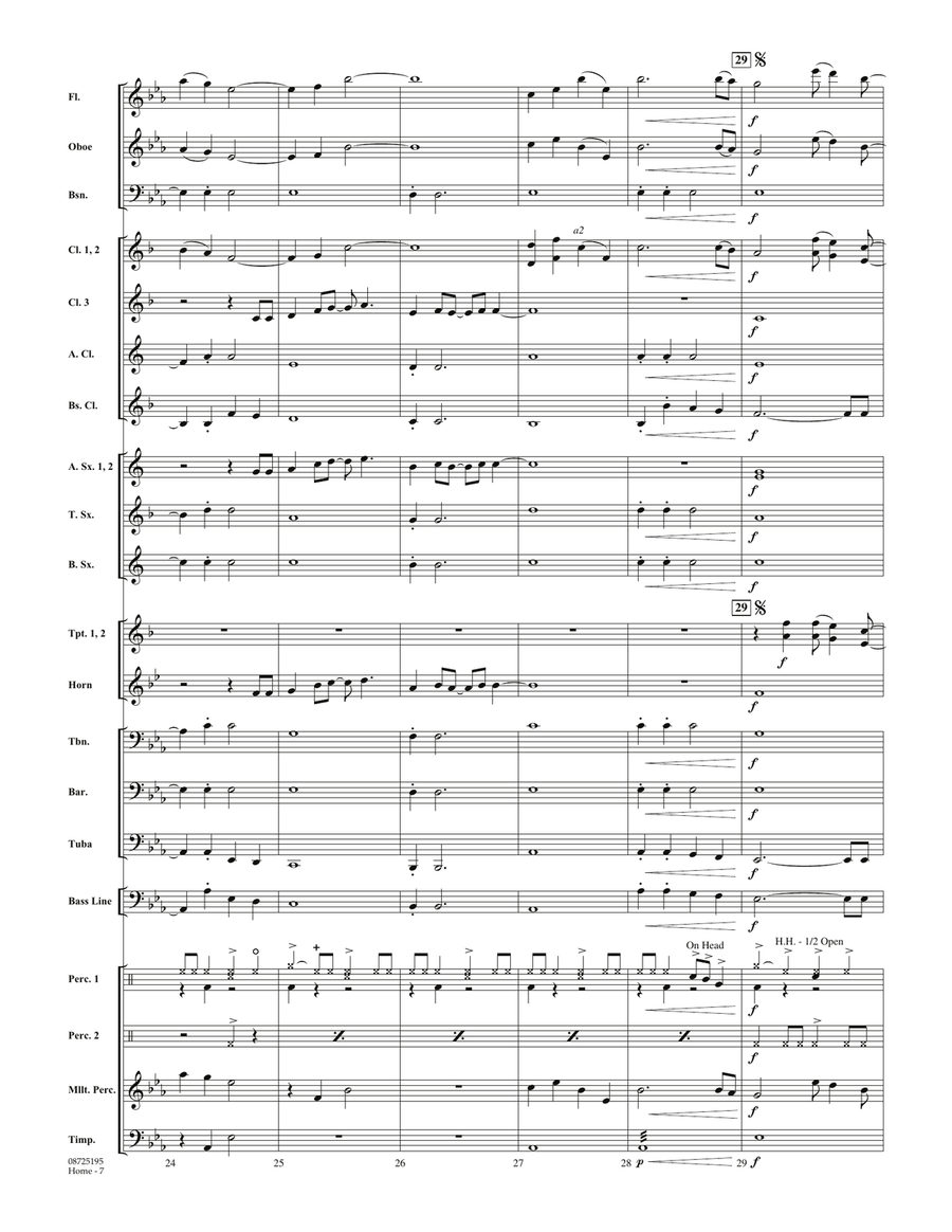 Home - Full Score Concert Band scores gallery preview page 6