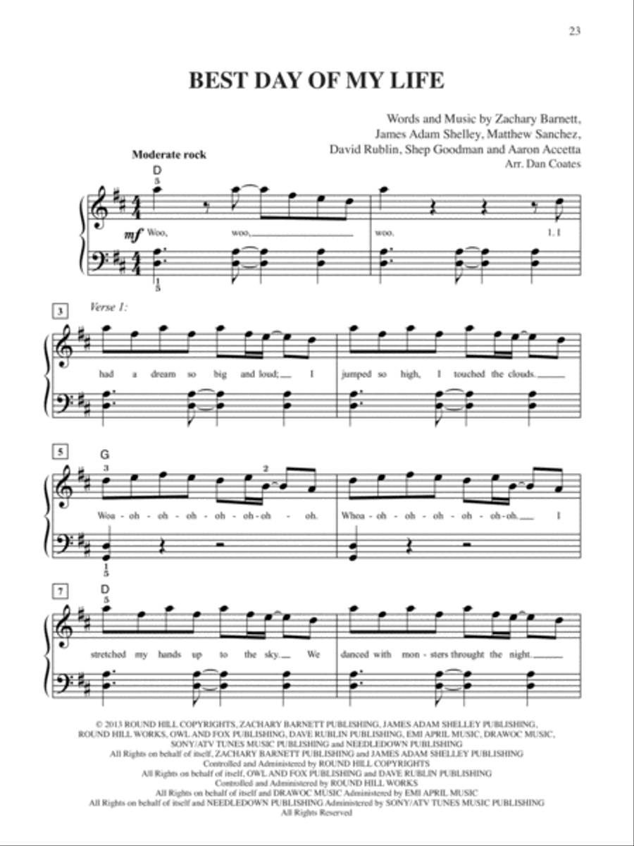 2015 Greatest Pop & Movie Hits Easy Piano scores gallery preview page 3