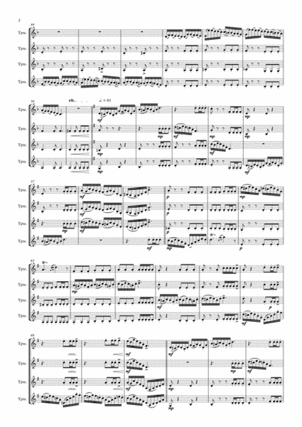 Collective Studies N. 10 of the Method for Trumpet J.B. Arban. Estudos Coletivos N. 10 J. B. Arban image number null