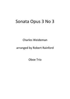 Book cover for Sonata Opus 3 no 3