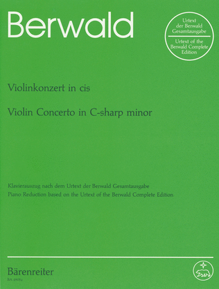Book cover for Concerto for Violin and Orchestra c sharp minor
