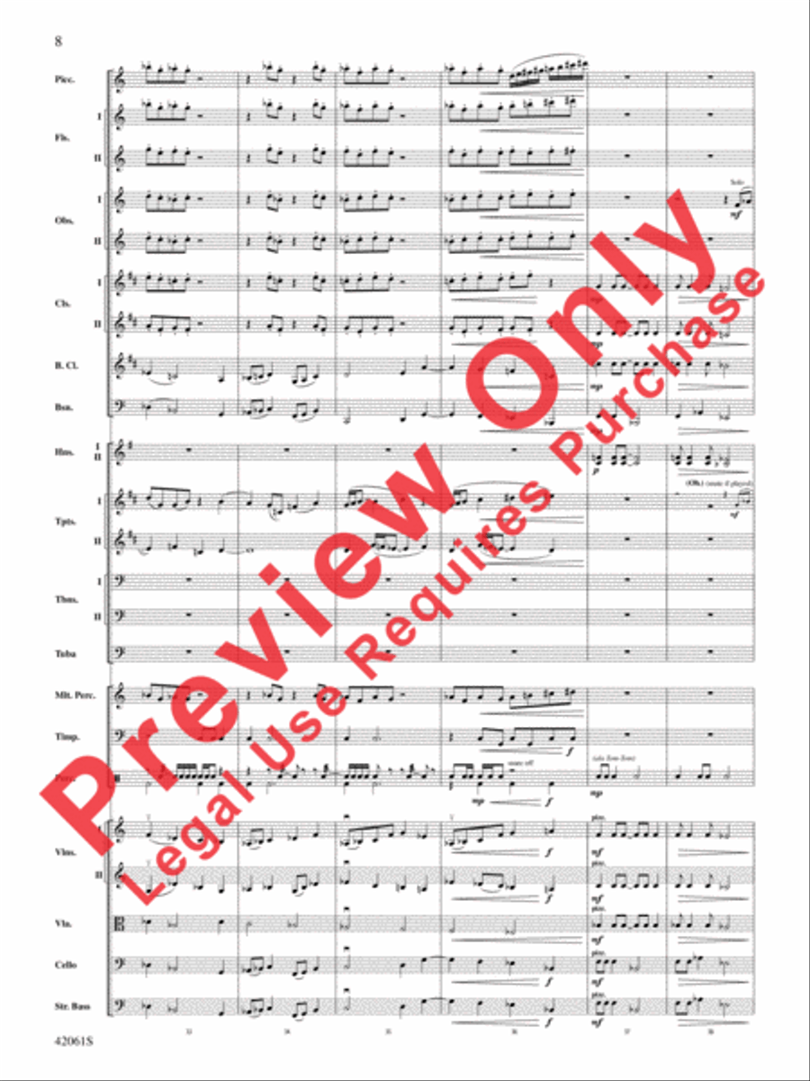 South County Sketches Full Orchestra scores gallery preview page 9