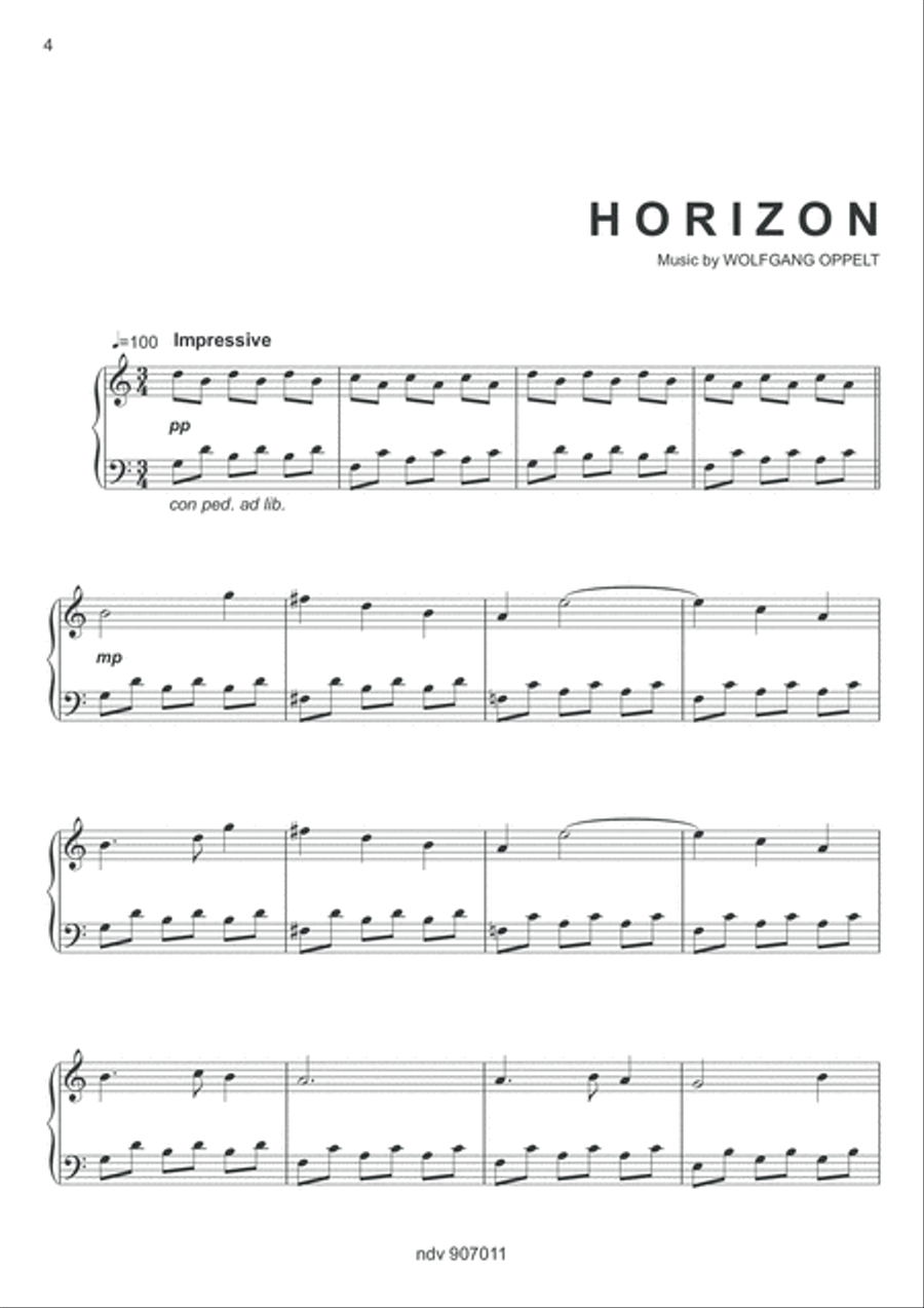 Minimal Jazz - 10 piano pieces Piano Solo scores gallery preview page 6