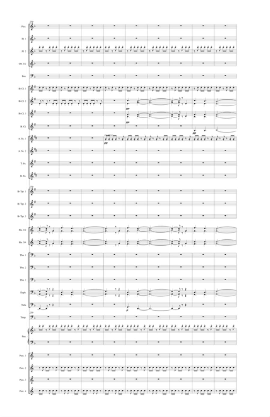 With Voice of Triumph Raised Concert Band scores gallery preview page 41