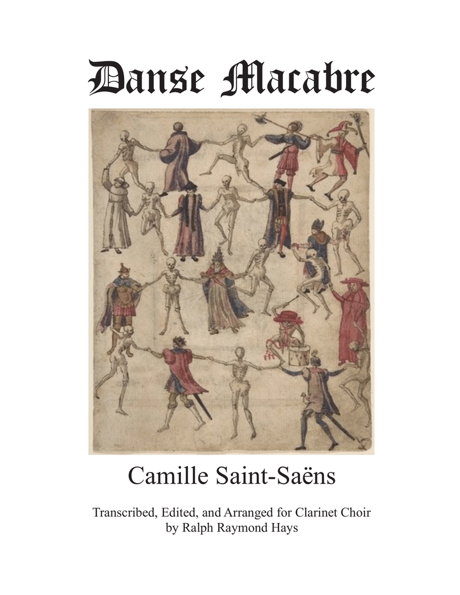 Danse Macabre (for Clarinet Choir) Clarinet Choir scores gallery preview page 1