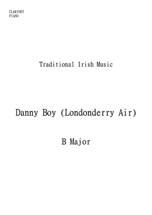 Danny Boy (Londonderry Air) Easy to Intermediate Clarinet and Piano duet in B major