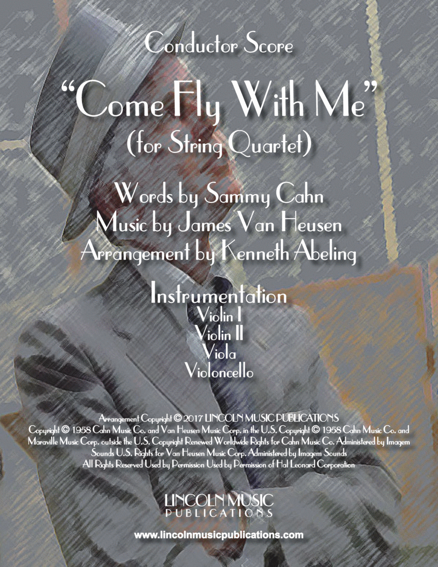Come Fly With Me String Quartet scores gallery preview page 1