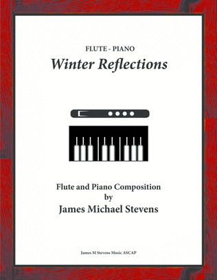 Book cover for Winter Reflections - Flute & Piano