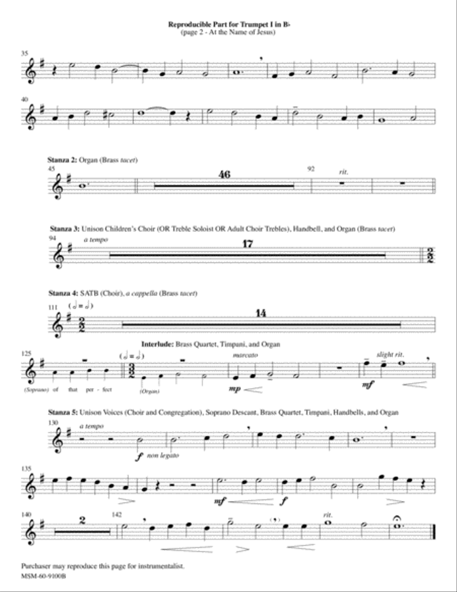 At the Name of Jesus At the Name of Jesus Choir scores gallery preview page 3