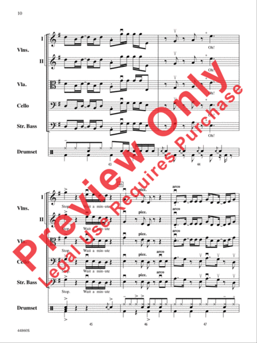 Uptown Funk Uptown Funk String Orchestra scores gallery preview page 11