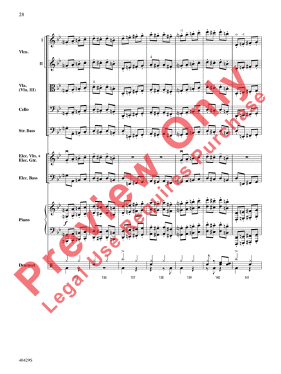 Wish Liszt Wish Liszt String Orchestra scores gallery preview page 29