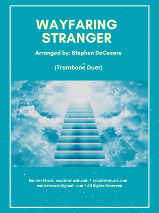 Book cover for Wayfaring Stranger (Trombone Duet)