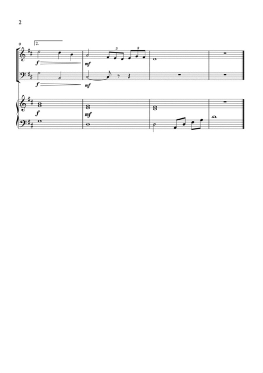 Album Leaf B158 Woodwind Duet scores gallery preview page 2