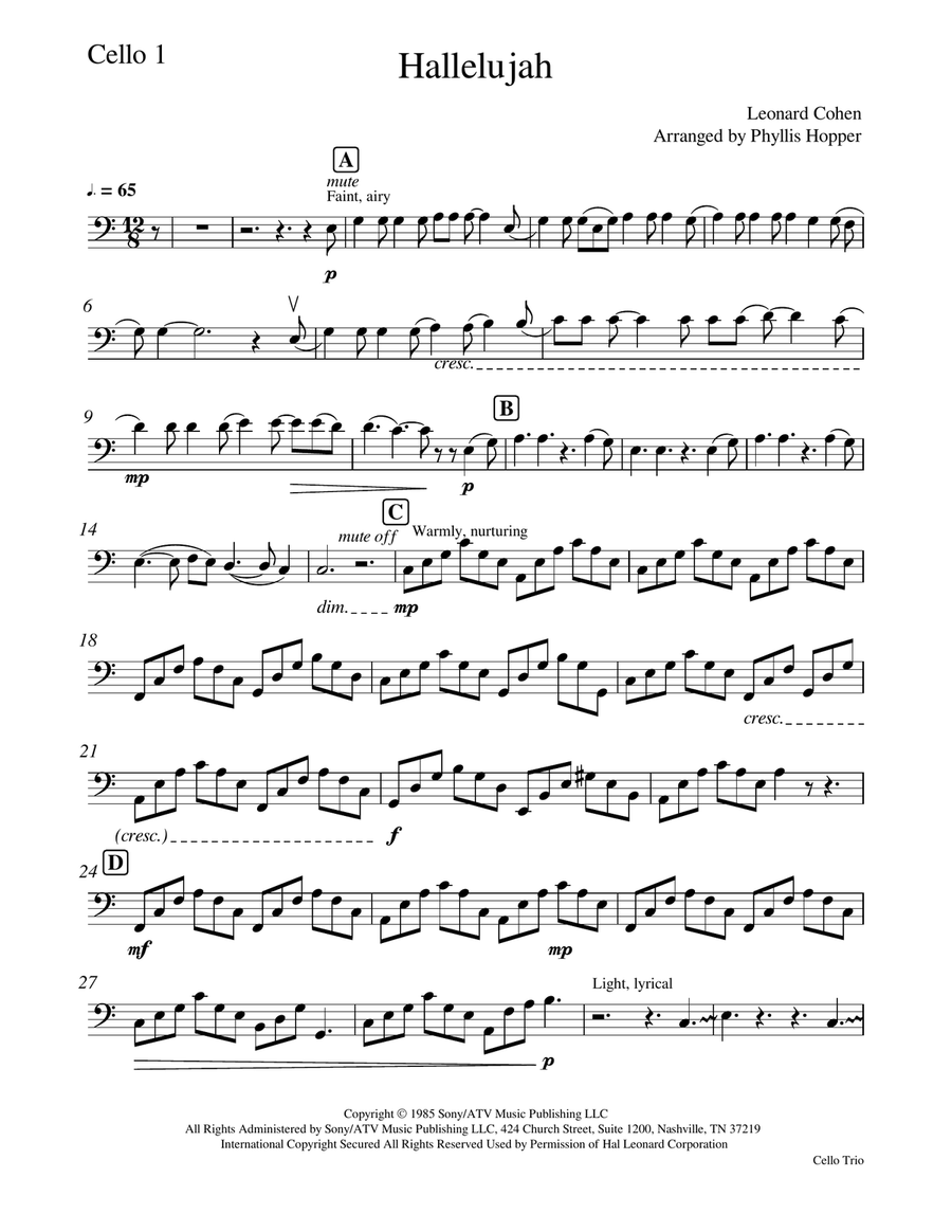Hallelujah Hallelujah String Orchestra scores gallery preview page 6