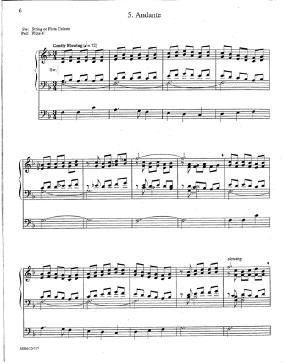 Partita on Praise to the Lord, the Almighty Organ scores gallery preview page 2