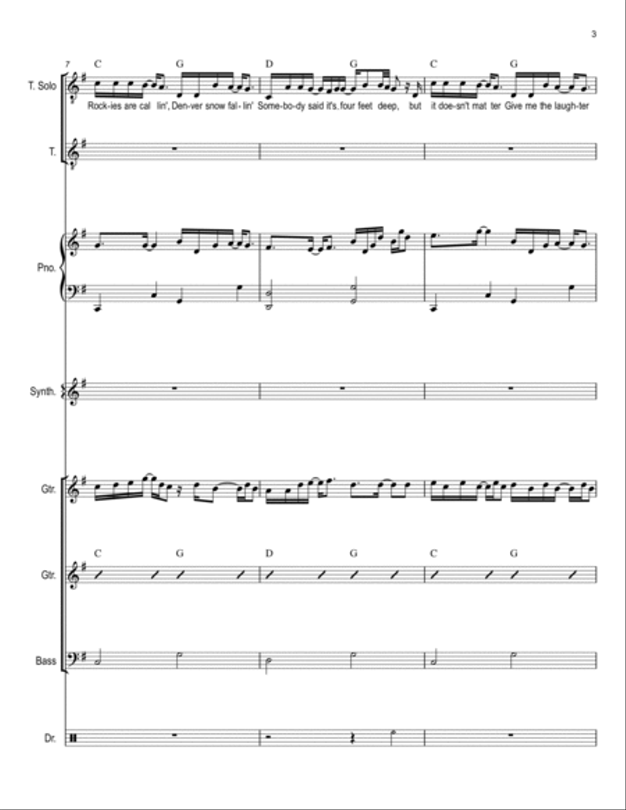 Tennessee Christmas Tennessee Christmas Small Ensemble scores gallery preview page 3