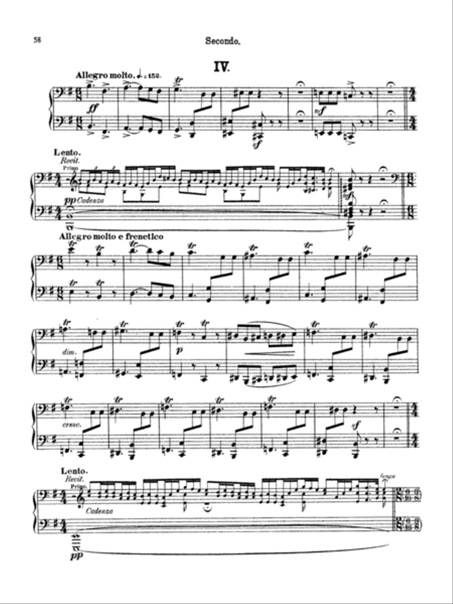 Rimsky-Korsakov: Scheherazade (Suite Symphonique, Op. 35) Piano Duet scores gallery preview page 1